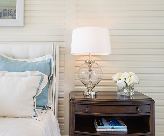 Bedroom Nightstand and Lamp Detail Photography | Jupiter, FL