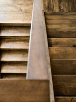 Wood Staircase Detail Photography | Jupiter, FL