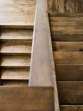 Wood Staircase Detail Photography | Jupiter, FL