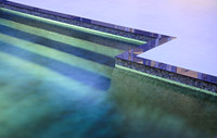 Infinity Edge Pool Detail at Dusk Photography | Jupiter, FL