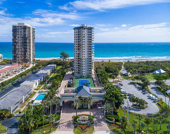 Aerial Drone Photography of Oceanfront Condominium Community | Jupiter, FL