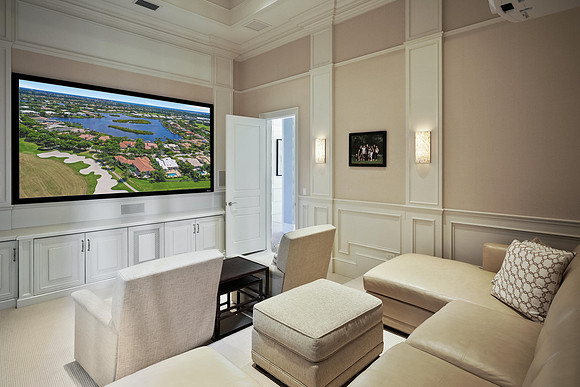 Home Theater and Media Room Photography | Jupiter, FL