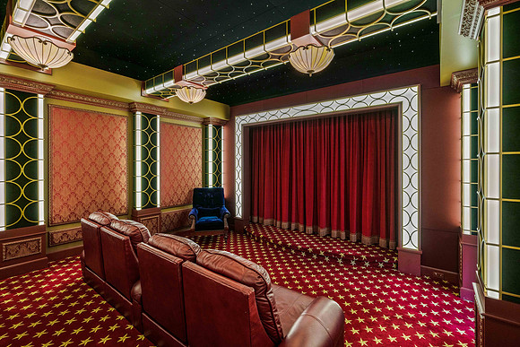 Luxury Home Theater Room Interior Photography | Jupiter, FL
