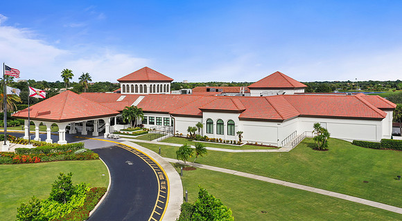 Aerial Drone Photography of Community Clubhouse and Grounds | Jupiter, FL