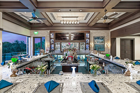 Grand Foyer and Formal Dining Room Interior Photography | Jupiter, FL