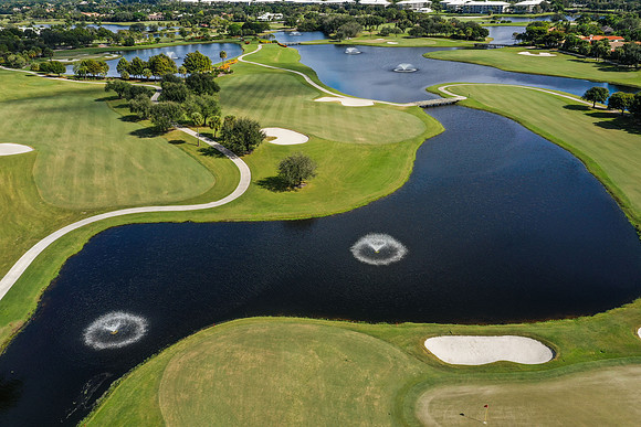 Aerial Drone Photography of Golf Course Community | Jupiter, FL