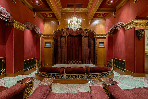 Luxury Movie Palace Style Home Theater Photography | Jupiter, FL